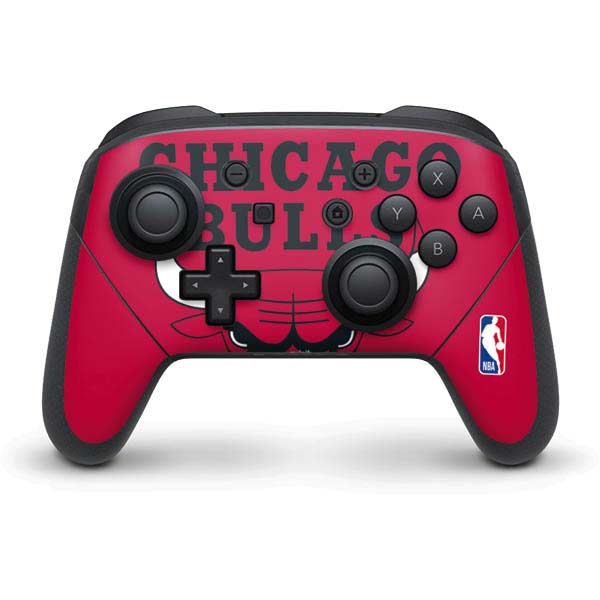 NBA Chicago Bulls Large Logo Nintendo Skins