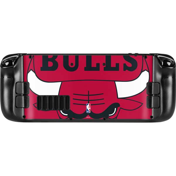 Chicago Bulls Large Logo Steam Deck Handheld Gaming Computer Skin – Skinit