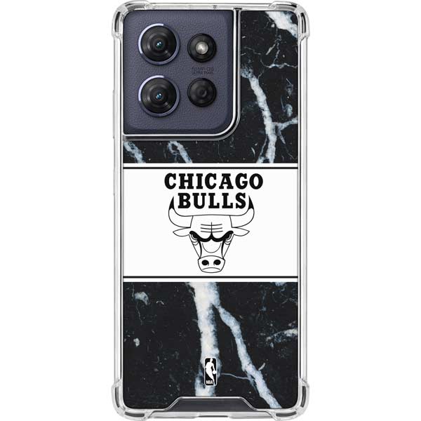 NBA Chicago Bulls Marble Moto G Power 5G (2025) Clear Case