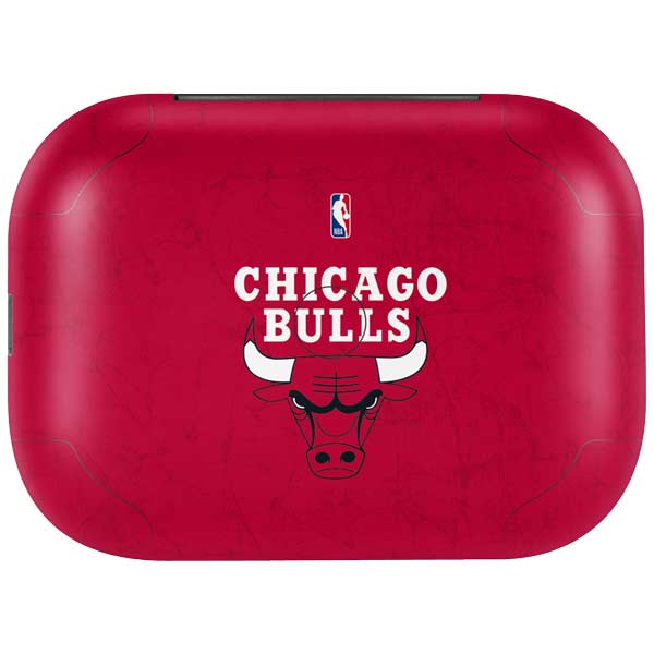 NBA Chicago Bulls Red Distressed Amazon Echo Buds Skin