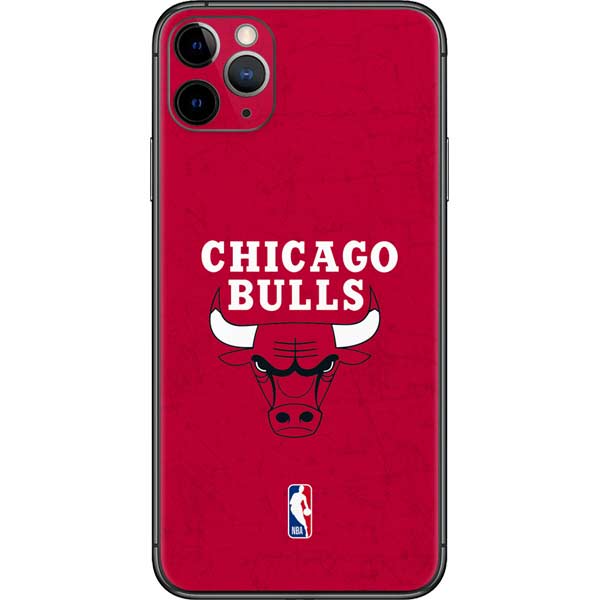 NBA Chicago Bulls Red Distressed iPhone 11 Pro Max Skin