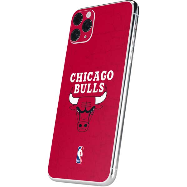 NBA Chicago Bulls Red Distressed iPhone 11 Pro Max Skin