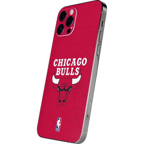NBA Chicago Bulls Red Distressed iPhone 12 Pro Skin