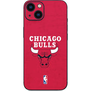 NBA Chicago Bulls Red Distressed iPhone 13 Skin