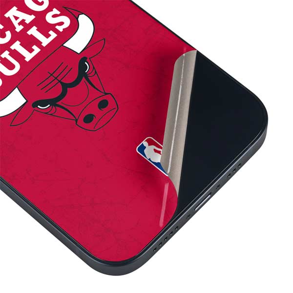 NBA Chicago Bulls Red Distressed iPhone 13 Skin