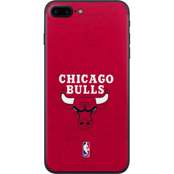 NBA Chicago Bulls Red Distressed iPhone 8 Plus Skin