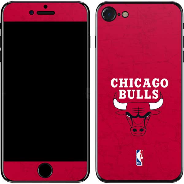 NBA Chicago Bulls Red Distressed iPhone SE (2nd & 3rd Gen) Skin