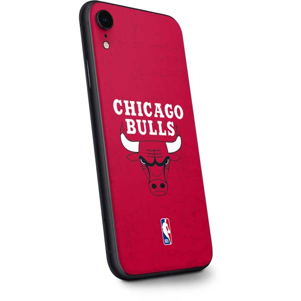 NBA Chicago Bulls Red Distressed iPhone XR Skin