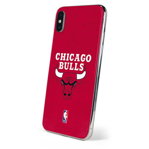 NBA Chicago Bulls Red Distressed iPhone XS Max Skin