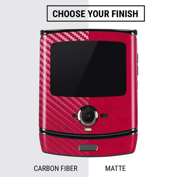 NBA Chicago Bulls Red Distressed Motorola RAZR Skin