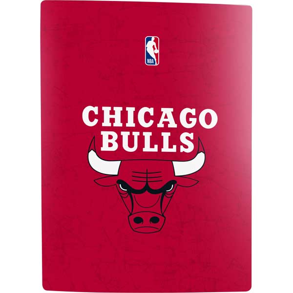 NBA Chicago Bulls Red Distressed PS5 Digital Edition Console Skin