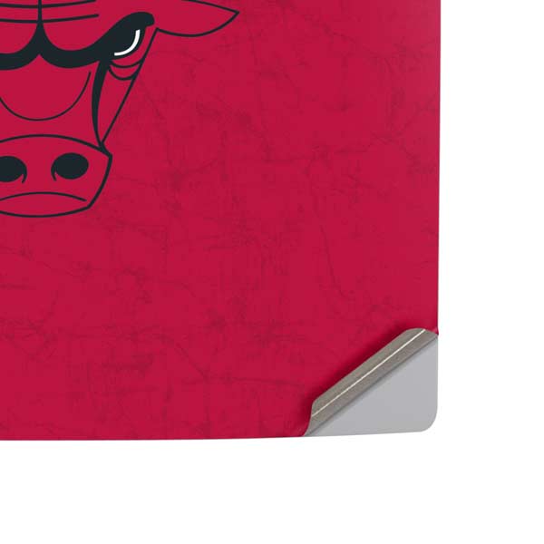 NBA Chicago Bulls Red Distressed PS5 Digital Edition Console Skin