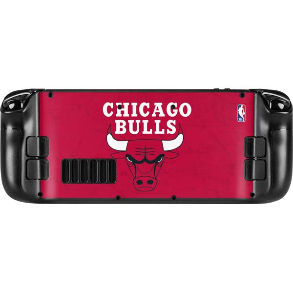 NBA Chicago Bulls Red Distressed Steam Deck Handheld Gaming Computer ...