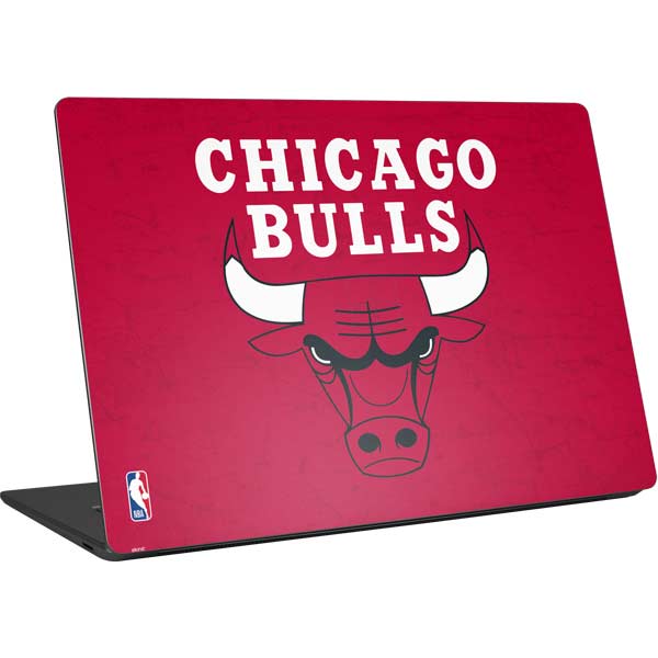 NBA Chicago Bulls Red Distressed Surface Laptop 4 15in Skin