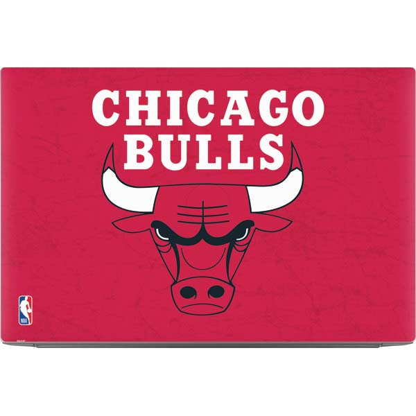 NBA Chicago Bulls Red Distressed Dell XPS Skin