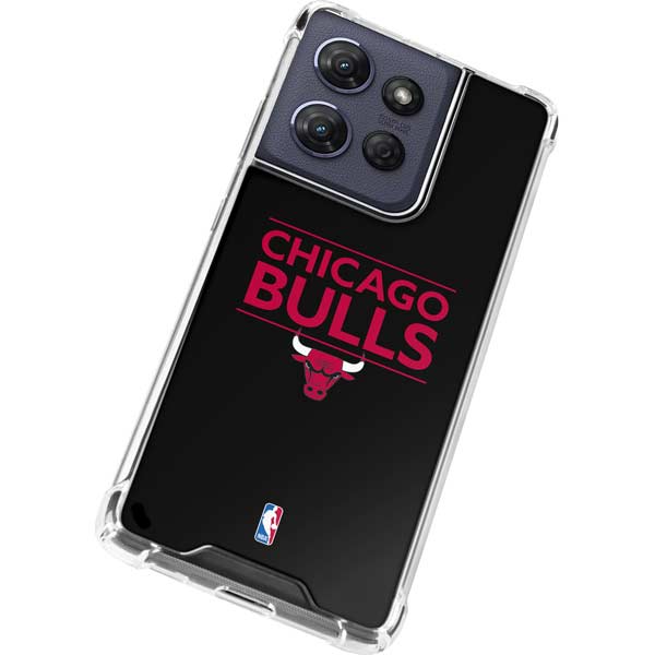 NBA Chicago Bulls Standard - Black Moto G Power 5G (2025) Clear Case