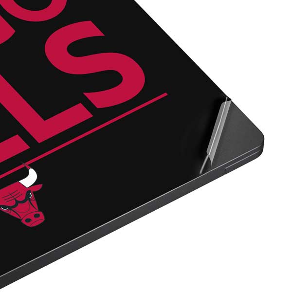 NBA Chicago Bulls Standard - Black Surface Laptop 7 13.8in Skin