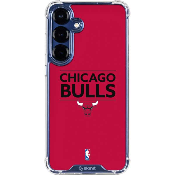 NBA Chicago Bulls Standard - Red Galaxy S25 Plus Clear Case | Skinit