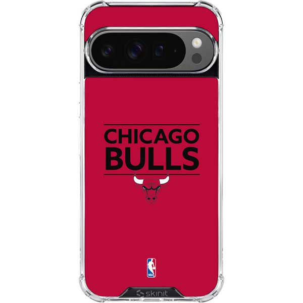 NBA Chicago Bulls Standard - Red Google Pixel 10 Pro XL Clear Case