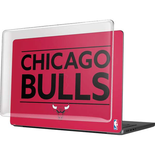 NBA Chicago Bulls Standard - Red MacBook Pro 14in (2021-24) Case plus Skin