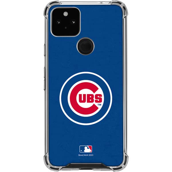 MLB Chicago Cubs - Solid Distressed Pixel Cases