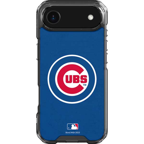 MLB Chicago Cubs - Solid Distressed iPhone 17 Air Clear Case