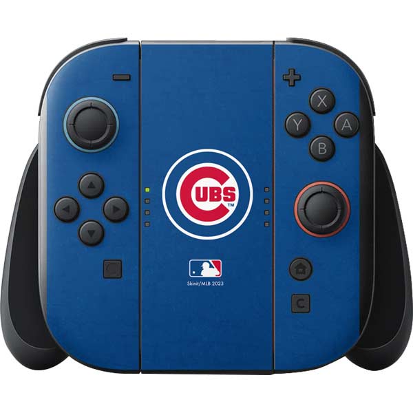 MLB Chicago Cubs - Solid Distressed Nintendo Switch 2 (2025) with Joy-Con Skin
