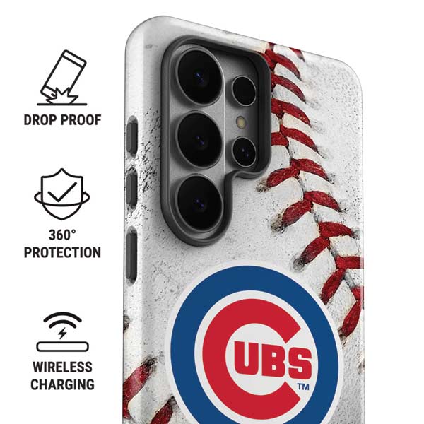 MLB Chicago Cubs Game Ball Galaxy S26 Ultra Impact Case