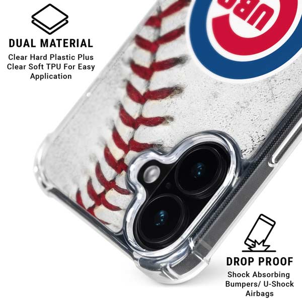 MLB Chicago Cubs Game Ball iPhone 17 Clear Case