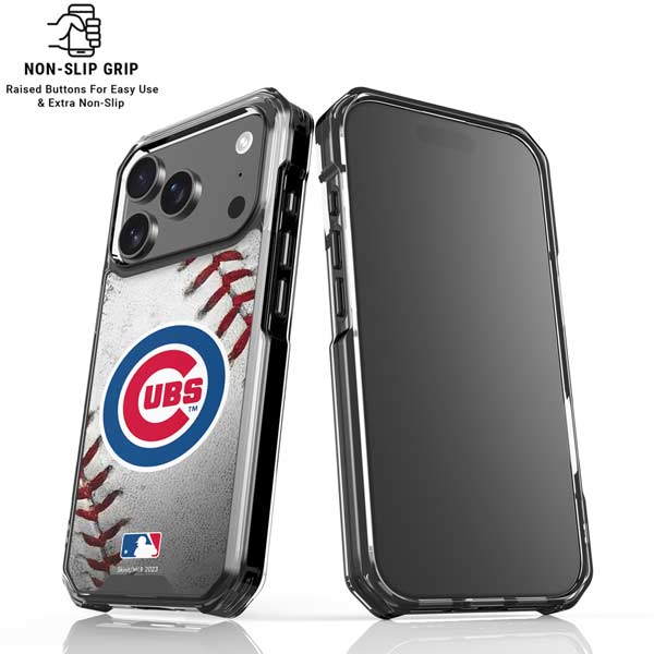 MLB Chicago Cubs Game Ball iPhone 17 Pro Clear Case