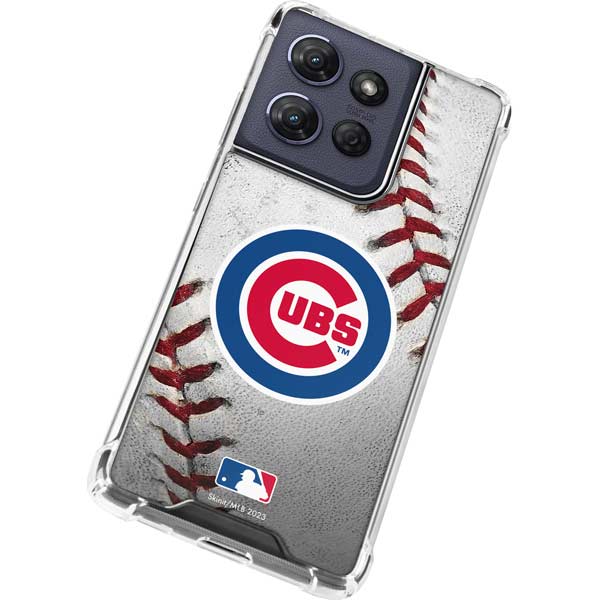 MLB Chicago Cubs Game Ball Moto G Power 5G (2025) Clear Case