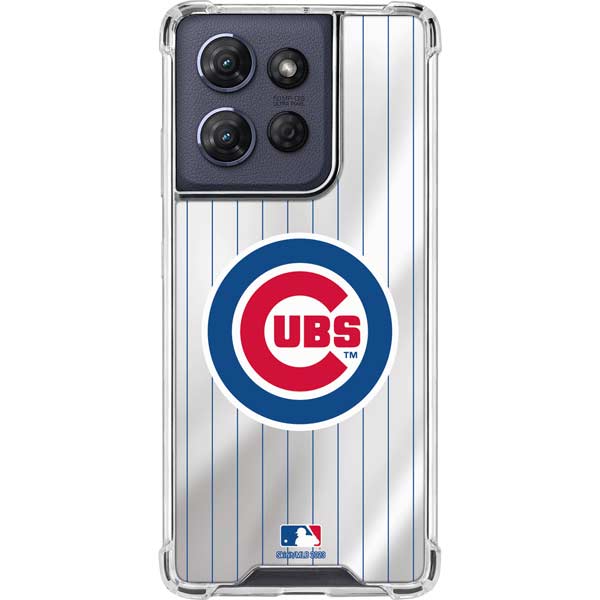 MLB Chicago Cubs Home Jersey Moto G 5G (2025) Clear Case