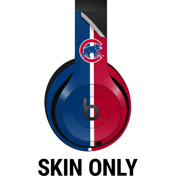 MLB Chicago Cubs Split Beats Studio Pro Wireless Headphones Skin