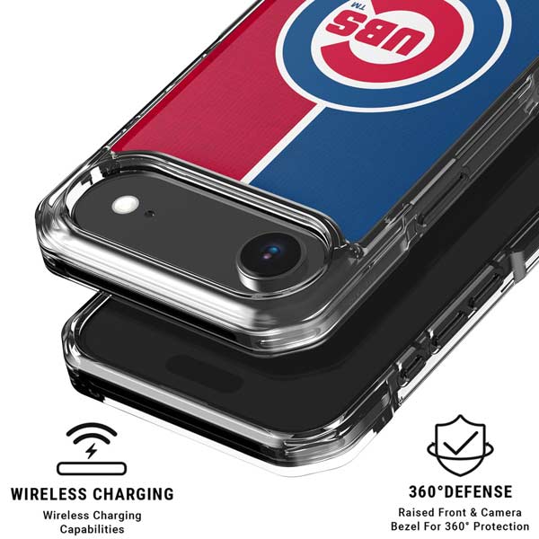 MLB Chicago Cubs Split iPhone 17 Air Clear Case