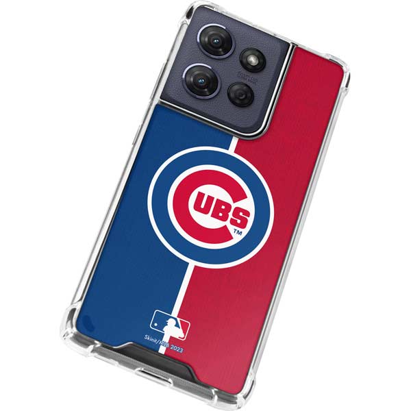 MLB Chicago Cubs Split Moto G 5G (2025) Clear Case
