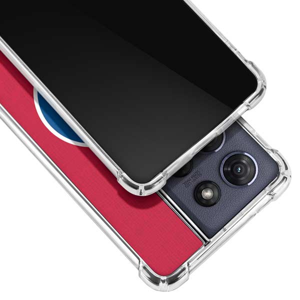 MLB Chicago Cubs Split Moto G Play 5G (2025) Clear Case