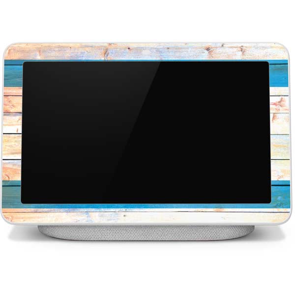 Chicago Flag Light Wood Google Home Hub Skin
