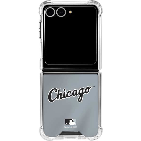 MLB Chicago White Sox Alternate/Away Jersey Galaxy Z Flip7 Clear Case