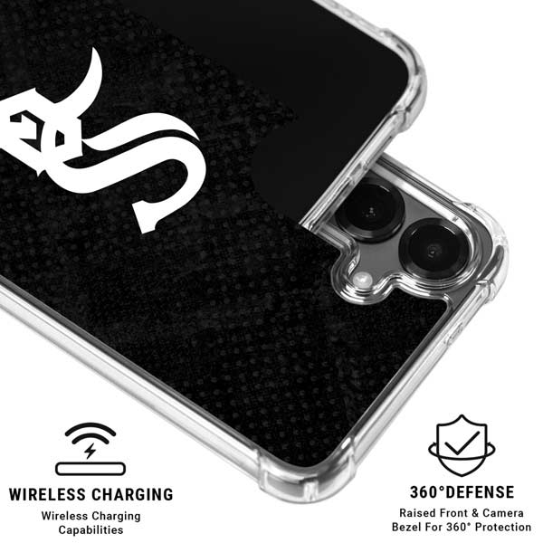 MLB Chicago White Sox Dark Wash Galaxy S26 Plus Clear Case