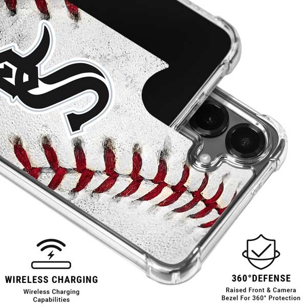 MLB Chicago White Sox Game Ball Galaxy S26 Plus Clear Case