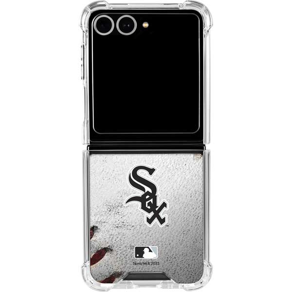 MLB Chicago White Sox Game Ball Galaxy Z Flip7 Clear Case