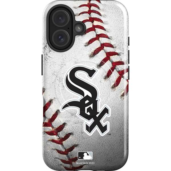 MLB Chicago White Sox Game Ball iPhone 16 Magsafe Impact Case