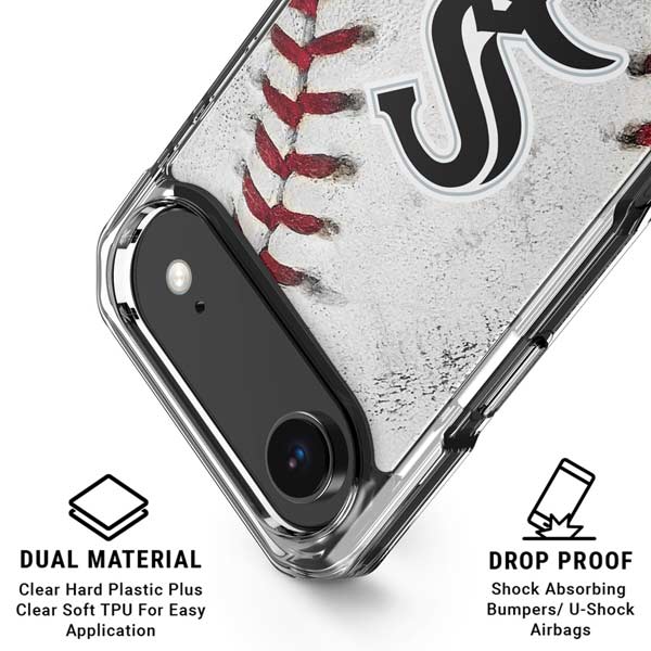 MLB Chicago White Sox Game Ball iPhone 17 Air Clear Case