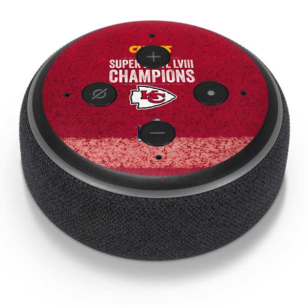 NFL Chiefs Super Bowl LVIII Champions Amazon Echo Dot Skin