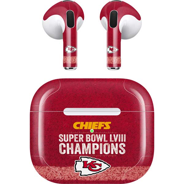 NFL Chiefs Super Bowl LVIII Champions Apple AirPods (3rd Gen 2021) Skin