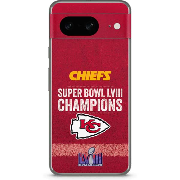 NFL Chiefs Super Bowl LVIII Champions Google Pixel 8 Skin
