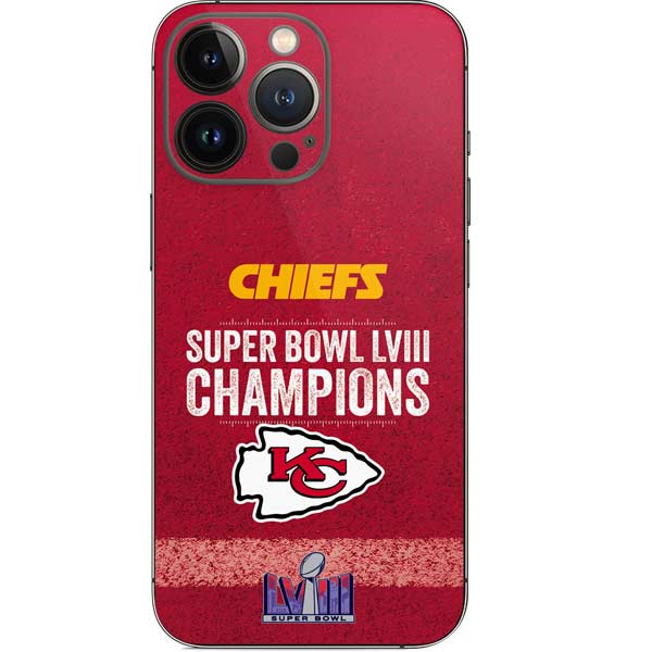 NFL Chiefs Super Bowl LVIII Champions iPhone 13 Pro Skin