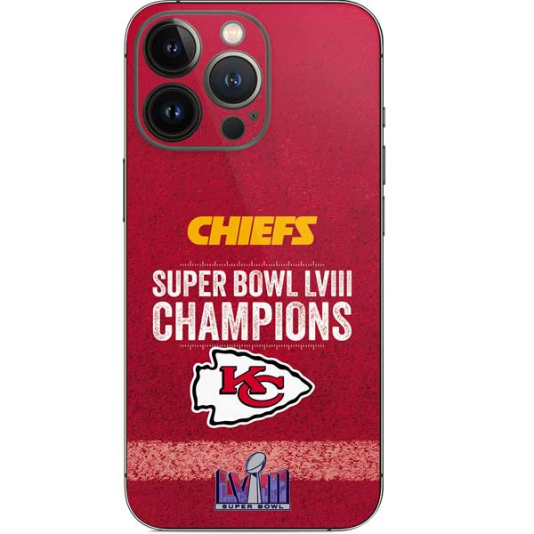 NFL Chiefs Super Bowl LVIII Champions iPhone 15 Pro Skin