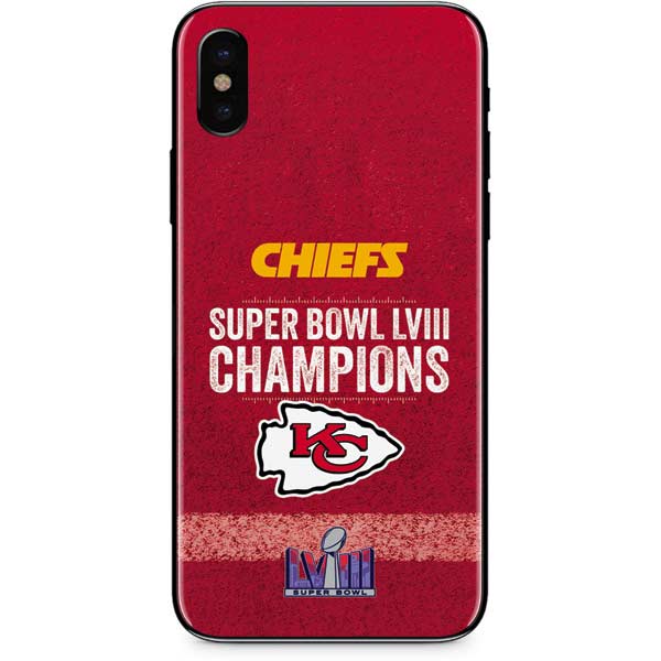 NFL Chiefs Super Bowl LVIII Champions iPhone XS Max Skin