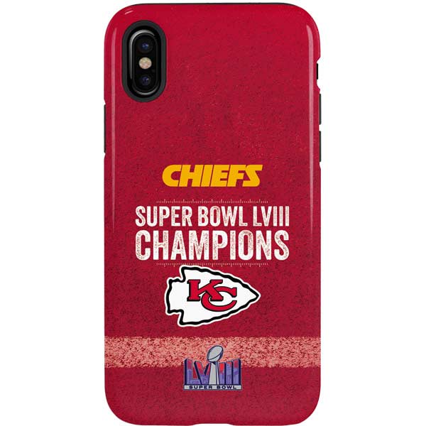 NFL Chiefs Super Bowl LVIII Champions iPhone XS Pro Case